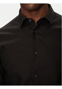 Armani Exchange Koszula XM000431 AF13131 FC041 Czarny Regular Fit. Kolor: czarny. Materiał: bawełna