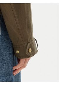 TOMMY HILFIGER - Tommy Hilfiger Kurtka przejściowa WW0WW48616 Zielony Relaxed Fit. Kolor: zielony. Materiał: len #2