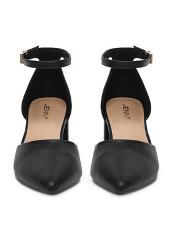 Jenny - JENNY Czółenka CEO-ANGEL WS210702-10 Czarny. Kolor: czarny. Materiał: materiał