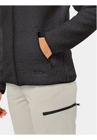 Jack Wolfskin Polar High Curl Jacket 1708732 Czarny Regular Fit. Kolor: czarny. Materiał: syntetyk