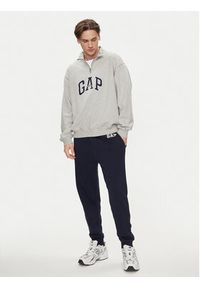 GAP - Gap Bluza 856257 Szary Oversize. Kolor: szary. Materiał: bawełna #5