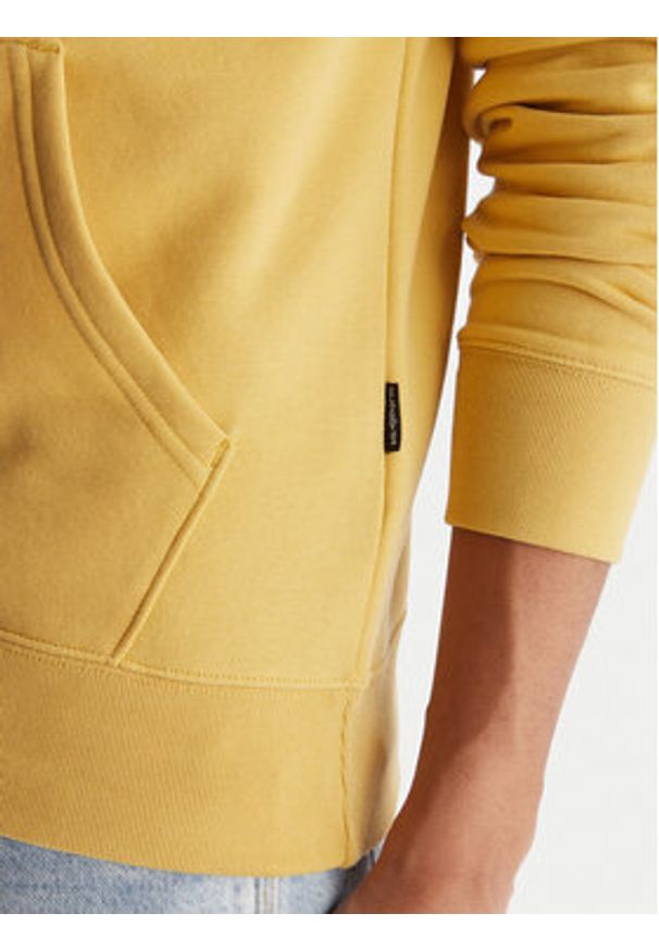 Quiksilver Bluza Screen Fleece Fineline EQYFT05136 Żółty Regular Fit. Kolor: żółty. Materiał: bawełna, syntetyk