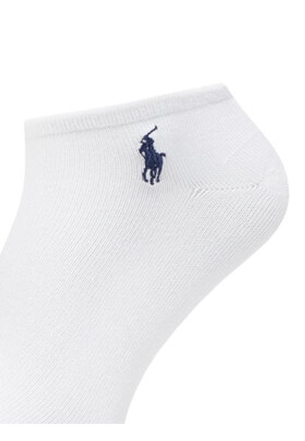 Polo Ralph Lauren Zestaw 3 par niskich skarpet unisex 455972888002 Biały. Kolor: biały. Materiał: poliester, materiał