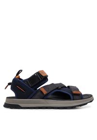 Sandały Clarks. Kolor: niebieski