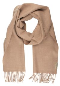 Wełniany Szalik Męski - V. Fraas - Jasny Karmel. Kolor: brązowy, wielokolorowy, beżowy. Materiał: wełna. Sezon: lato, zima. Styl: elegancki, klasyczny