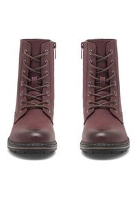 Clara Barson Trzewiki KAYLA WS6201-05 Bordowy. Kolor: czerwony #7