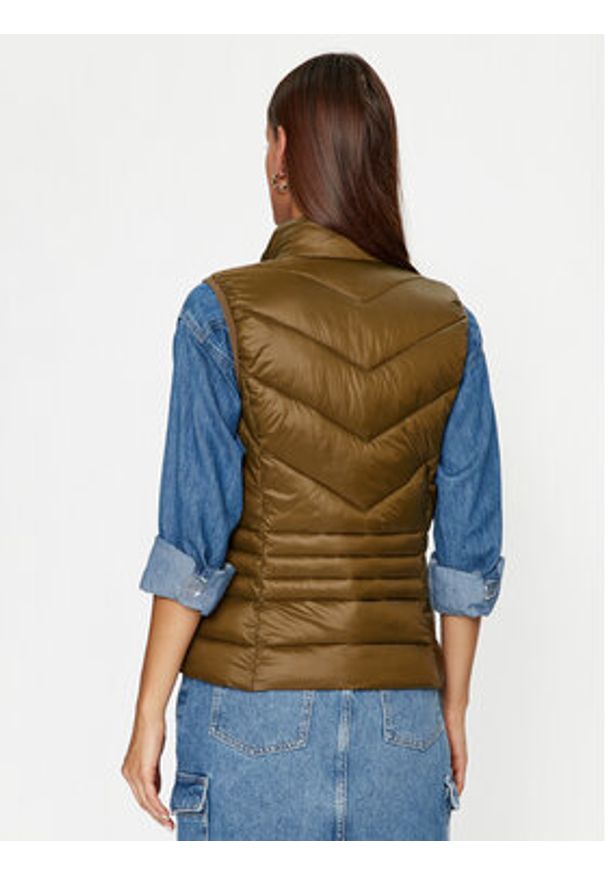 Vero Moda Bezrękawnik Sorayasiv 10289449 Brązowy Regular Fit. Kolor: brązowy. Materiał: syntetyk. Długość rękawa: bez rękawów