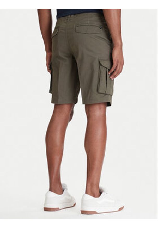 Quiksilver Szorty materiałowe MW Cargo EQYWS03912 Zielony Regular Fit. Kolor: zielony. Materiał: bawełna