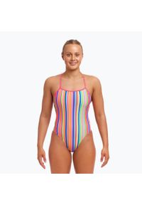 FUNKITA - Strój pływacki jednoczęściowy damski Funkita Twisted One Piece. Kolor: różowy