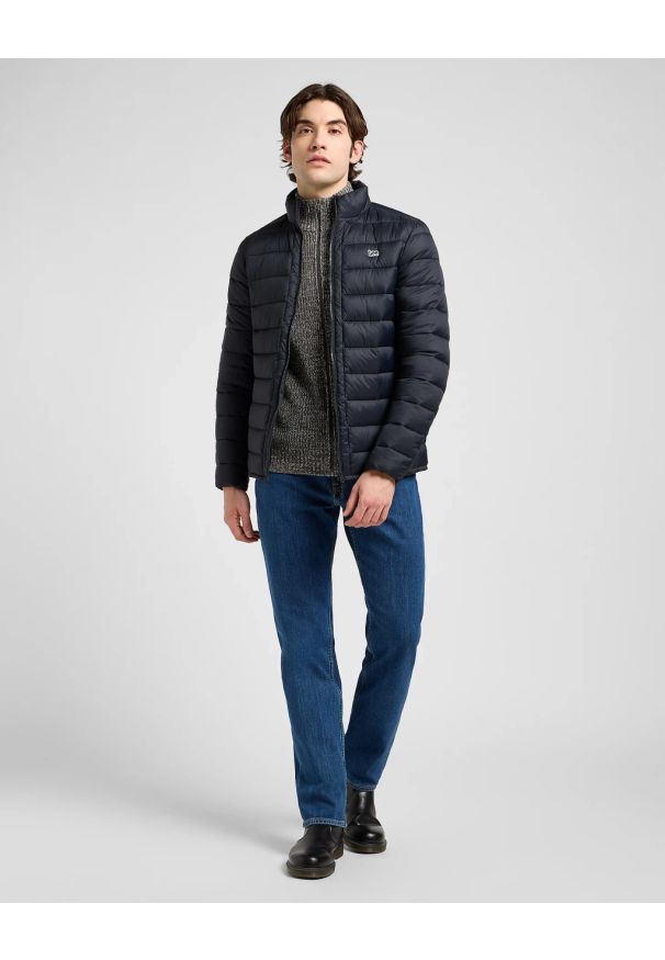 Lee - MESKA KURTKA LEE STAND COLLAR PUFFER BLACK 112370431