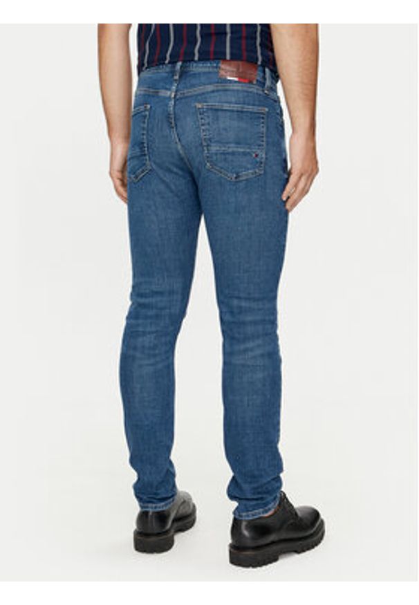 TOMMY HILFIGER - Tommy Hilfiger Jeansy Bleecker MW0MW35718 Niebieski Slim Fit. Kolor: niebieski