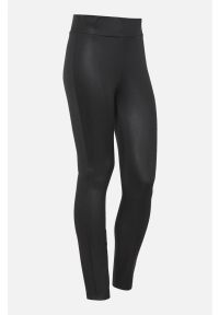 Cellbes - Elastyczne legginsy z PU z teksturą. Kolor: czarny. Materiał: jersey #5