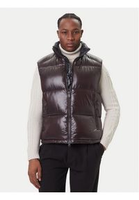 Save The Duck Kamizelka D81382U LOVE21 Brązowy Regular Fit. Kolor: brązowy. Materiał: syntetyk #1