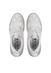 Versace Jeans Couture Sneakersy 78YA3SC4 Srebrny. Kolor: srebrny. Materiał: skóra #3