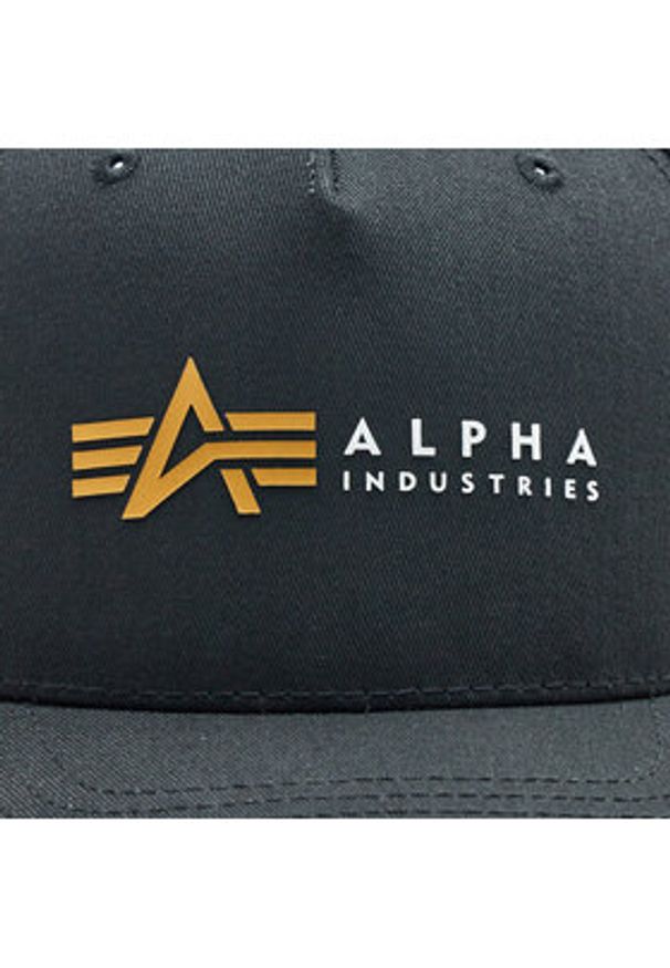 Alpha Industries Czapka z daszkiem Label 106901 Czarny. Kolor: czarny. Materiał: bawełna