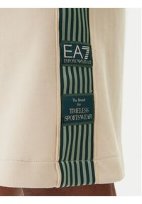 EA7 Emporio Armani Szorty sportowe 7M001501 AF12660 Beżowy Regular Fit. Kolor: beżowy. Materiał: syntetyk. Styl: sportowy #2