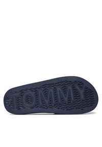 Tommy Jeans Klapki Flag Pool Sld Ess EN0EN02115 Granatowy. Kolor: niebieski #4