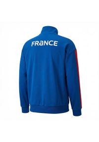 Adidas - Kurtka dresowa damska Francja 2026/27. Kolor: niebieski. Materiał: dresówka. Sport: piłka ręczna #2