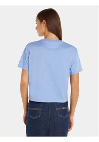 Tommy Jeans T-Shirt DW0DW15049 Niebieski Regular Fit. Kolor: niebieski. Materiał: bawełna #8