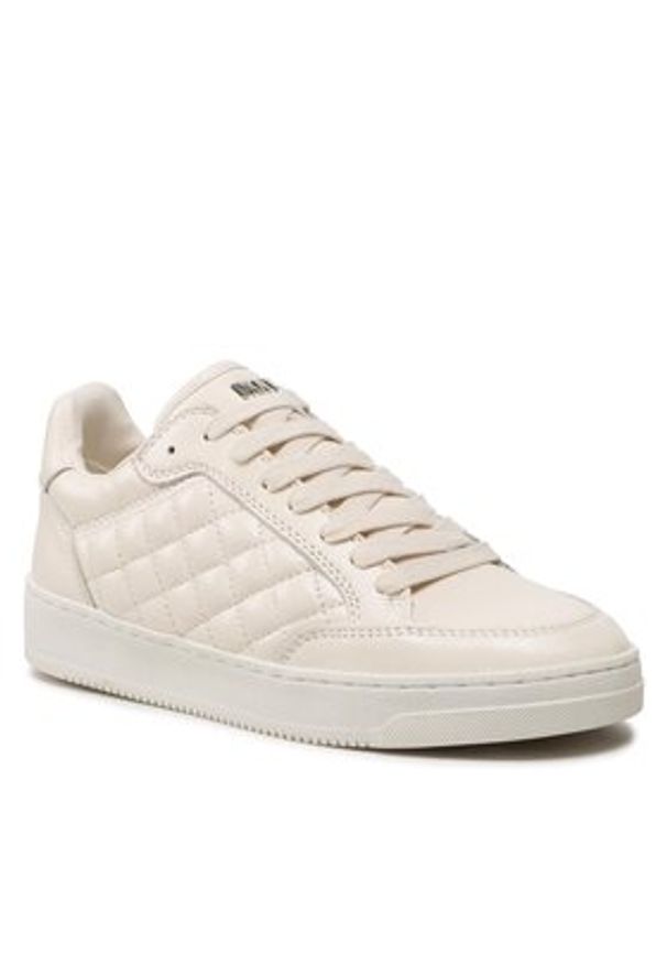 DKNY Sneakersy Oriel K4265368 Écru. Materiał: skóra