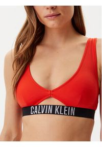 Calvin Klein Swimwear Góra od bikini KW0KW02745 Czerwony. Kolor: czerwony. Materiał: syntetyk #2