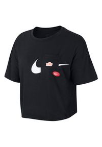 Koszulka damska Nike Dri-FIT CJ3480. Materiał: materiał, poliester, bawełna. Długość rękawa: krótki rękaw. Technologia: Dri-Fit (Nike). Długość: krótkie. Sport: fitness #4