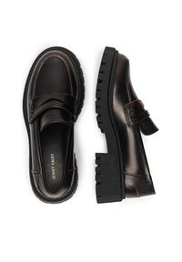 Jenny Fairy Loafersy HY13027-17 Brązowy. Kolor: brązowy. Materiał: skóra #2