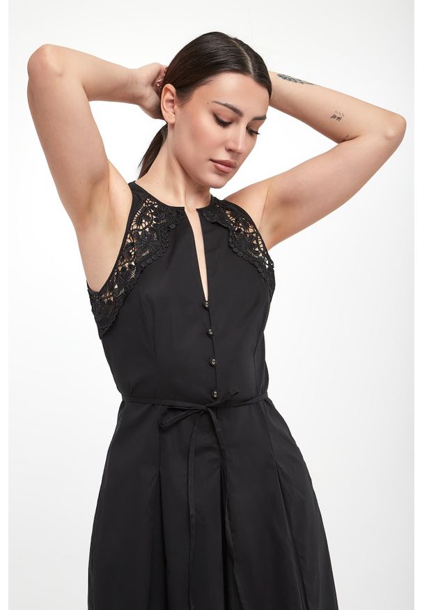 Twinset Milano - Sukienka midi TWINSET. Długość: midi