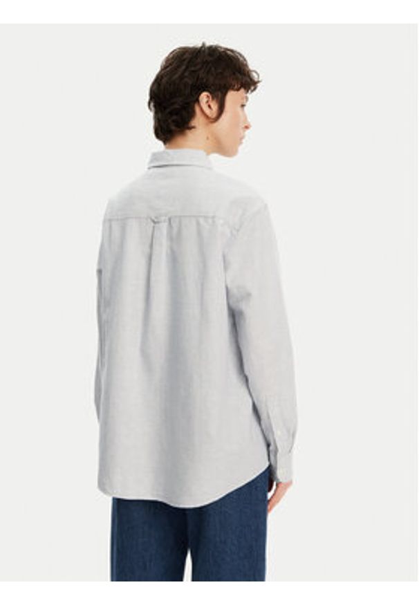 Tommy Jeans Koszula DW0DW20292 Niebieski Relaxed Fit. Kolor: niebieski. Materiał: bawełna