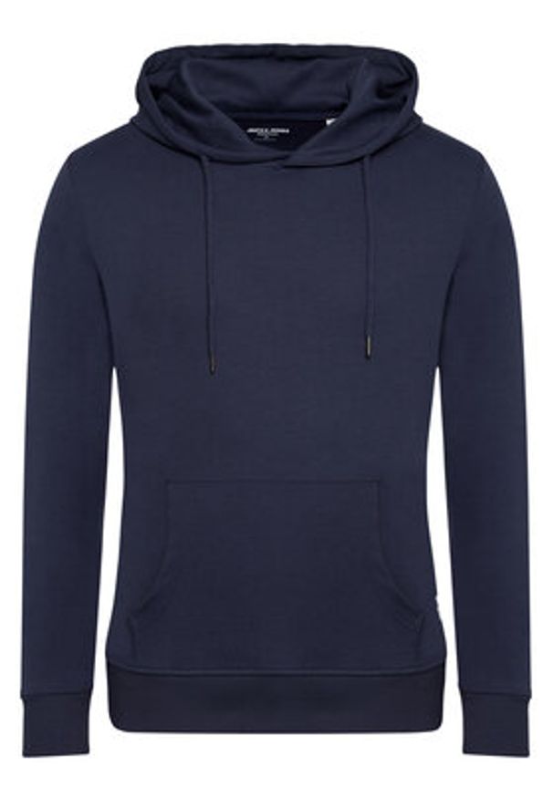 Jack & Jones - Jack&Jones Bluza Basic 12182537 Granatowy Regular Fit. Kolor: niebieski. Materiał: bawełna