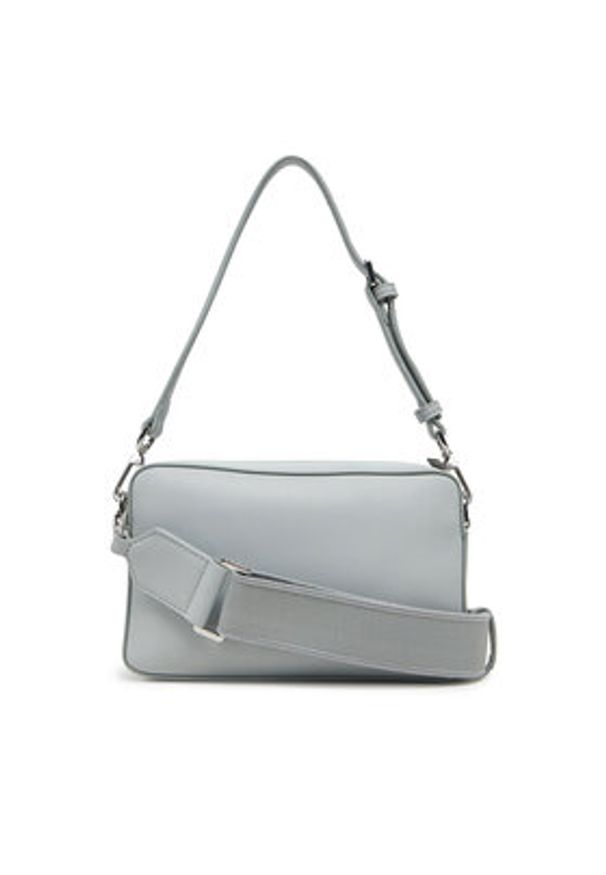 Calvin Klein Torebka Ck Must Conv Camera Bag_Mono K60K613021 Szary. Kolor: szary. Materiał: skórzane