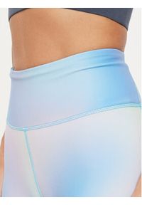 Reebok Legginsy Lux Bold ACP Tight 100075368 Niebieski Slim Fit. Kolor: niebieski. Materiał: syntetyk