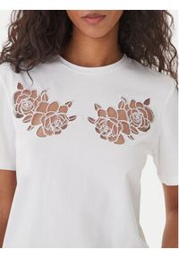 Fracomina T-Shirt FS26ST3001J401E5 Biały Regular Fit. Kolor: biały. Materiał: bawełna #3