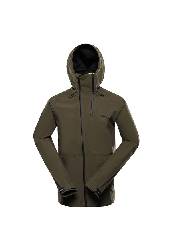 ALPINE PRO - Kurtka męska trekkingowa Alpine Pro Jerd wodoodporna. Kolor: zielony. Sport: turystyka piesza