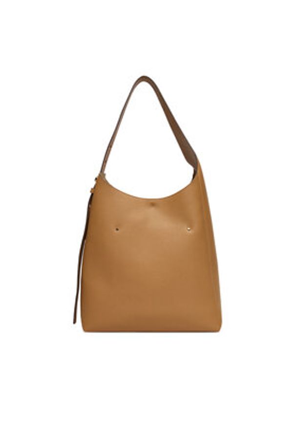 Tory Burch Torebka Romy Hobo 170964 Brązowy. Kolor: brązowy. Materiał: skórzane