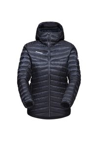 Kurtka puchowa damska Mammut Albula IN. Kolor: czarny, wielokolorowy, niebieski. Materiał: puch