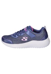 skechers - Buty SKECHERS BOUNDER GIRLY GROOVE Niebieski. Okazja: na co dzień. Kolor: czarny, różowy, wielokolorowy. Materiał: syntetyk, tkanina