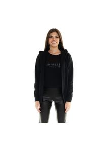 LEONE 1947 APPAREL - Damska bluza z kapturem Leone Blackout. Typ kołnierza: kaptur. Kolor: czarny. Materiał: tkanina. Sport: fitness