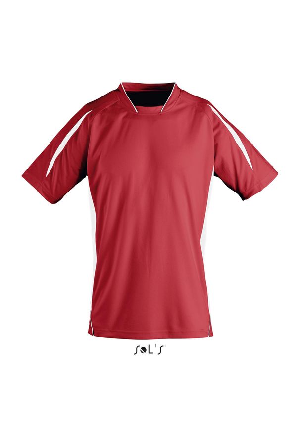 SOL'S - Koszulka dla dzieci Sol's Maracana 2 Ssl. Kolor: czerwony, wielokolorowy, biały. Sport: piłka nożna