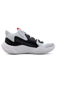 Buty Koszykówki Under Armour Ua Jet '23 Dorosłych. Kolor: biały, wielokolorowy, szary. Materiał: guma, skóra, tkanina. Sport: koszykówka
