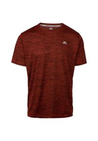 TRESPASS - T-shirt sportowy męski Kearsley. Kolor: pomarańczowy