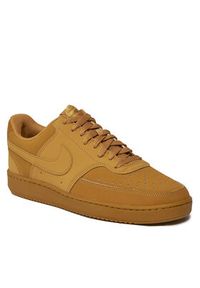Nike Sneakersy Court Vision Lo CD5463 200 Brązowy. Kolor: brązowy. Materiał: skóra. Model: Nike Court