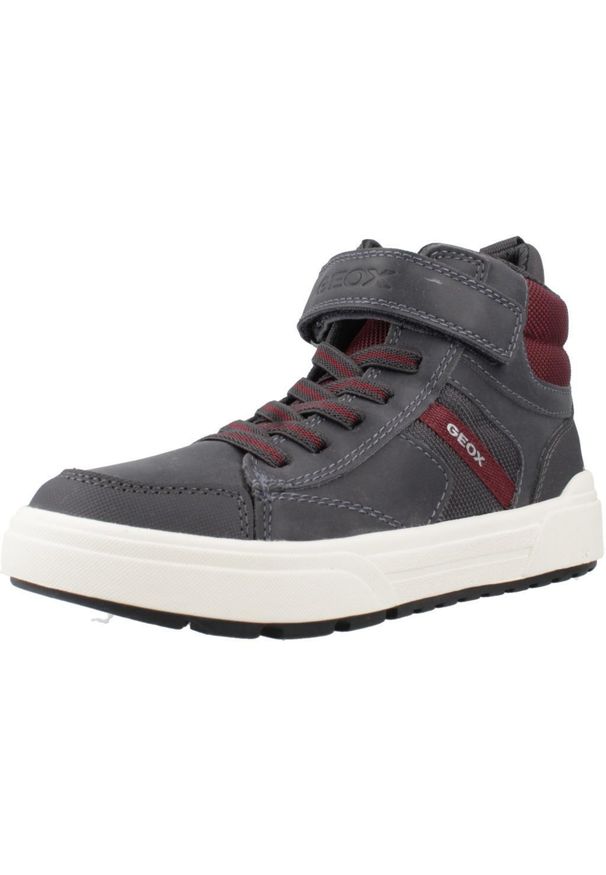 Geox - Buty GEOX J WEEMBLE B. A Szary. Kolor: szary. Materiał: syntetyk, tkanina. Sport: turystyka piesza