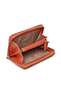 MICHAEL Michael Kors Mały Portfel Damski 32T4GJ6Z5L Pomarańczowy. Kolor: pomarańczowy. Materiał: skóra