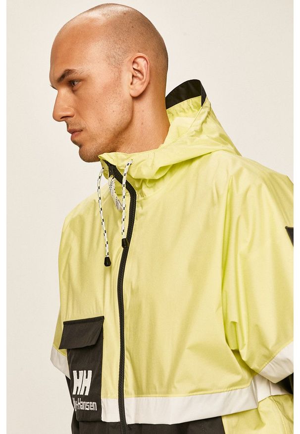 Helly Hansen - Kurtka przeciwdeszczowa. Kolor: zielony. Materiał: materiał