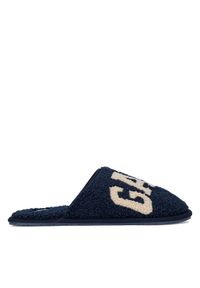 GAP - Gap Kapcie PLANO HOMESLIPPER M GP508015AM-NVOF Granatowy. Kolor: niebieski. Materiał: materiał #1