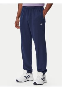 Adidas - adidas Spodnie dresowe Trefoil Essentials French Terry KT2455 Granatowy Regular Fit. Kolor: niebieski. Materiał: bawełna #1