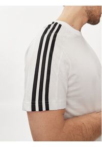 Adidas - adidas T-Shirt Essentials Single Jersey 3-Stripes T-Shirt IC9336 Biały Regular Fit. Kolor: biały. Materiał: bawełna #6