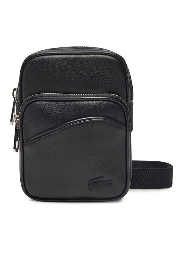 Lacoste Saszetka NH4563GY Czarny. Kolor: czarny. Materiał: skóra