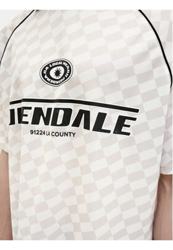 Jack & Jones Polo Retreat 12277379 Beżowy Loose Fit. Typ kołnierza: polo. Kolor: beżowy. Materiał: syntetyk